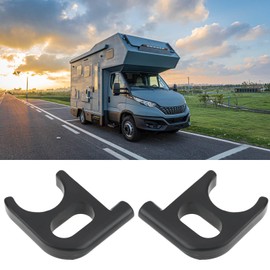 Pack of 2 Roof Hatch Fuse Compatible with Dometic MIDI-Heki 40 cm x 60 cm Burglary Protection Additional 38 mm x 35.5 mm Safety Roof Hatch Clip Black Plastic