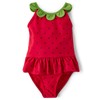 Gymboree,Girls,and Toddler One Piece Swimsuit Classic Red