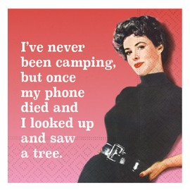 Set of 80 Disposable 3-Ply Paper Sarcastic Snarky Funny Cocktail Napkins for Adults Bundle Set (4 Packs of 20-Count Each)