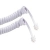 STEREN 15ft Handset Cord White