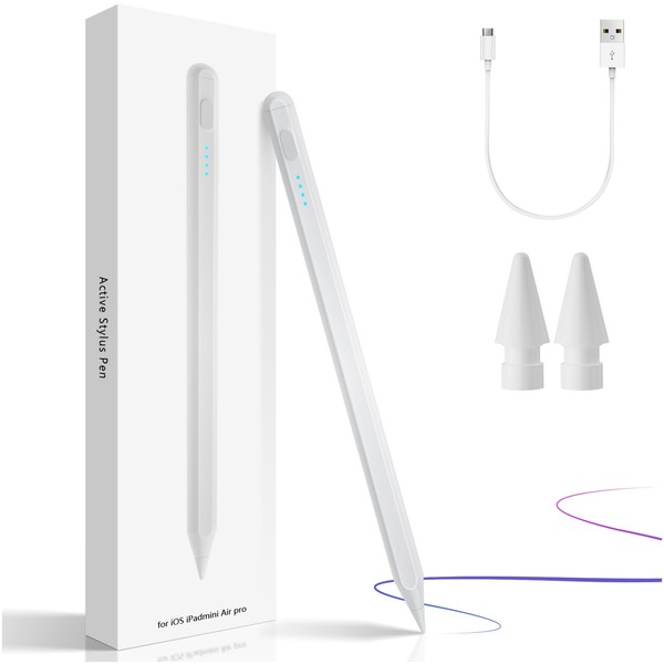 Stylus Pen for iPad 7-11th a16 Generation, 2X Fast Charging