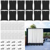12 Pack 24oz Outdoor Curtain Weights Heavy with Sealed Bags