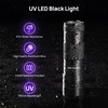 Consciot 2 Pack UV Flashlight Black Light, 12 LED 395nm