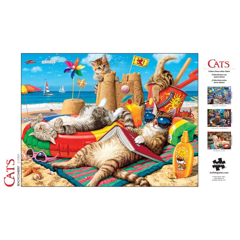 Buffalo Games - Beachcombers - 750 Piece Jigsaw Puzzle Multicolor,