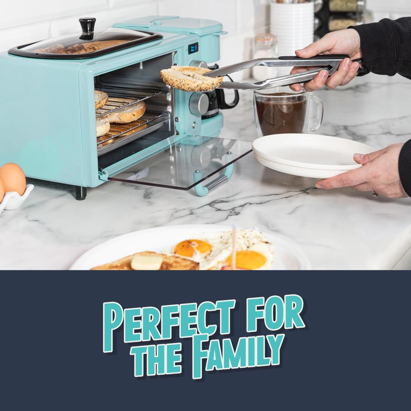 Nostalgia 3-in-1 Retro Breakfast Station - Includes 5 Cup Coffee
