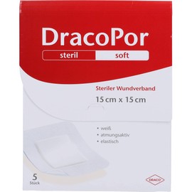 Dracopor Sterile Wound Dressing 15 x 15 cm