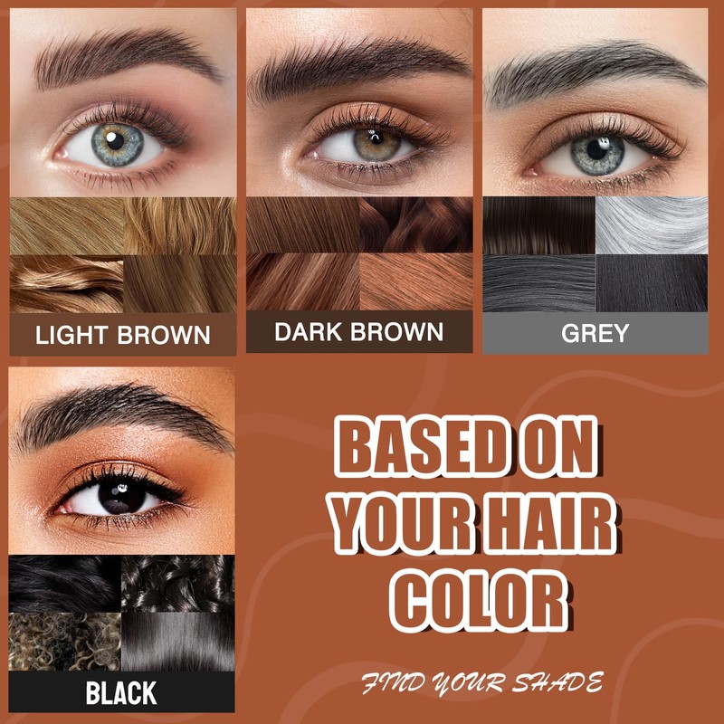 Eyebrow Pencil - Waterproof Microblading Eyebrow Pencil 2-in-1 Dual-Ended 3D
