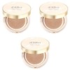 [Vegan Beauty] Dalva Serum Glow Fixing Cover Cushion Foundation 17g, No. 23, 3 pcs. / [비건뷰티] 달바 세럼 글로우 픽싱 커버 쿠션 파운데이션 17g, 23호, 3개