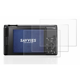 Savvies Screen Protectors for Sony ZV-1 / ZV-1A Ultra Transparent Pack of 6