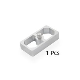 QGHAUC 1 Inch Universal Aluminum Leaf Spring Lowering Block Kit Versatile for Ride Height Adjustment (1 Pcs)