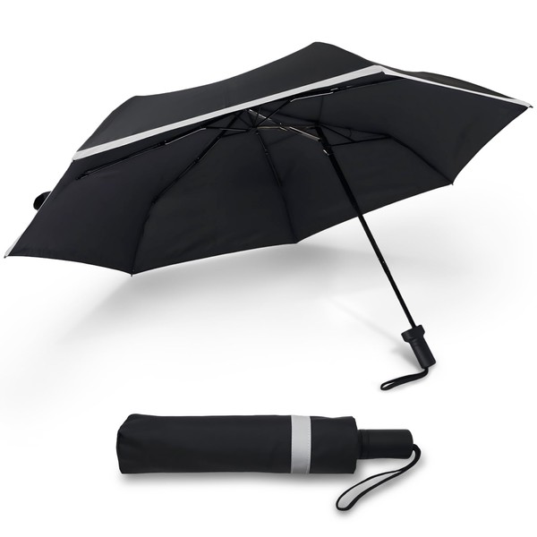 Men’s Folding Umbrella, Large, Durable, For Both Sunny and Rainy