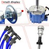 CNPAPC 6512R HEI Distributor with 65k Coil Wiring Set Compatible