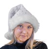 Ciffre Set of 2 Christmas Hats Santa Hat White Plush