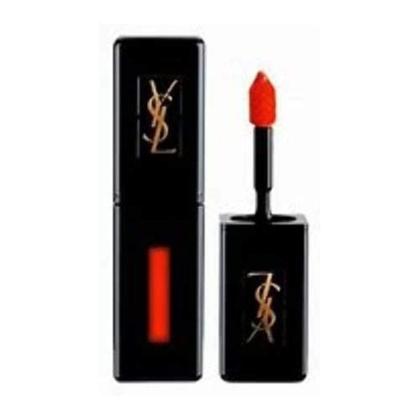 Yves Saint Laurent Vernis A Levres Vinyl Cream Lip Stain, 402 Rouge Remix, 0.18 Ounce,W-C-11430
