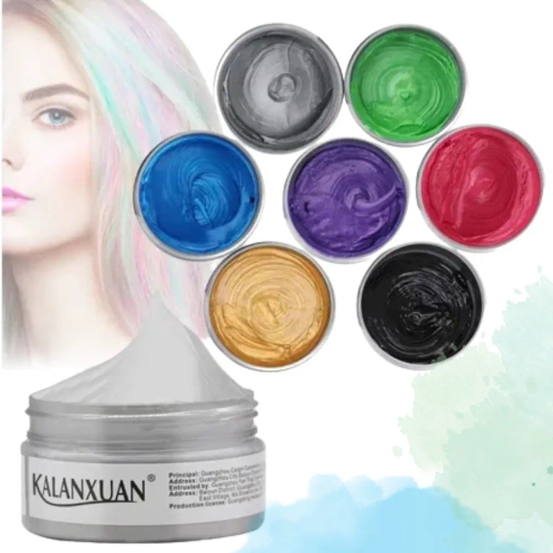 Cera Peinar Cabello Calidad Hair Wax Colores Varios Ash Full