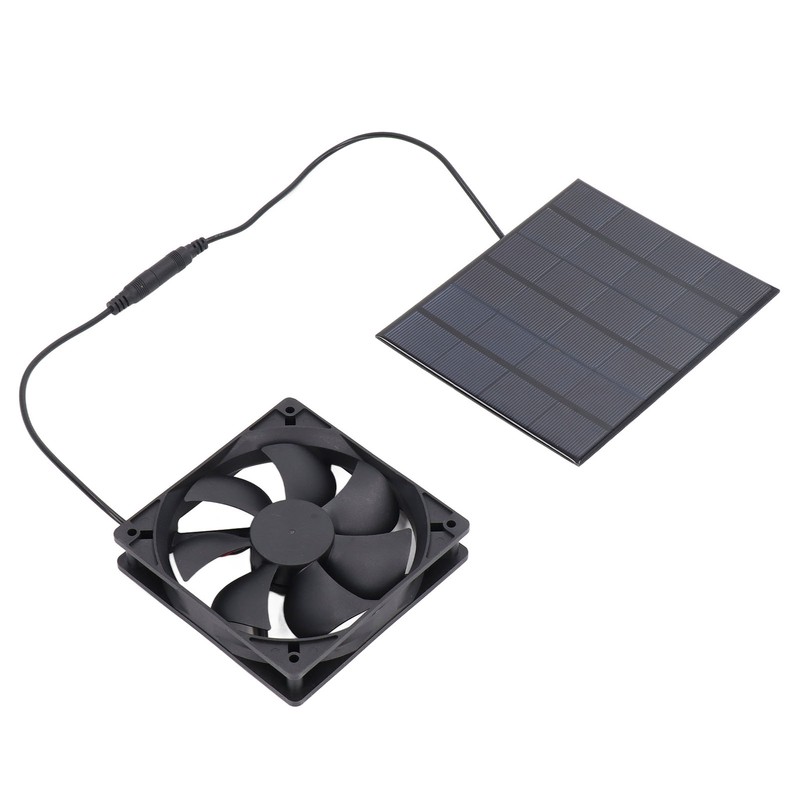 Solar Panel Powered Fan Portable 3.5W 6V Solar Exhaust Fan
