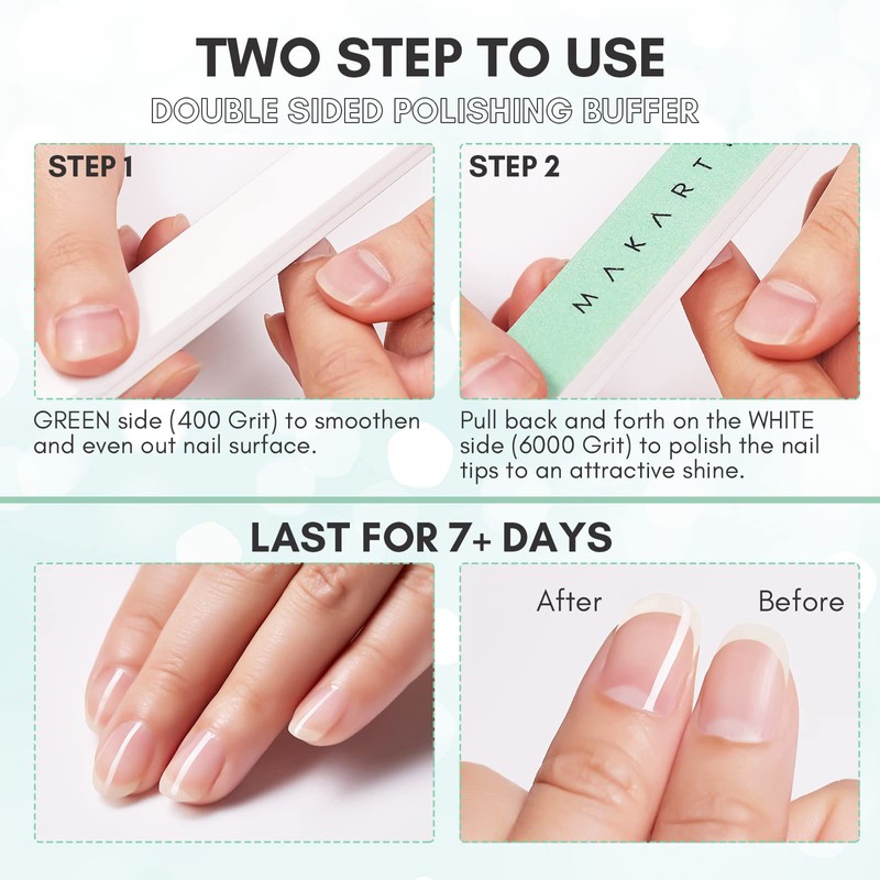 Makartt Nail Buffer Block 10pcs Nail Buffer and Shine Kit