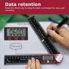 Angle Finder,Digital Angle Finder Tool,8''/200mm Digital Angle Finder Ruler with