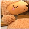 Herfair Alpaca Cuddly Toy, Alpaca Plush Toy, Plushies, Soft Lambskin