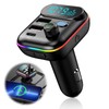 Bluetooth 5.0 Auto FM Transmitter Adapter, PD Typ-C & QC3.0