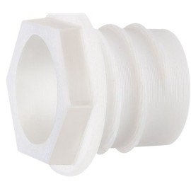 Arlington WB112 Wire Bushings, 7/8-Inch, 100-Pack, White Plastic Ferrule Terminals for Low Voltage Cable Installation
