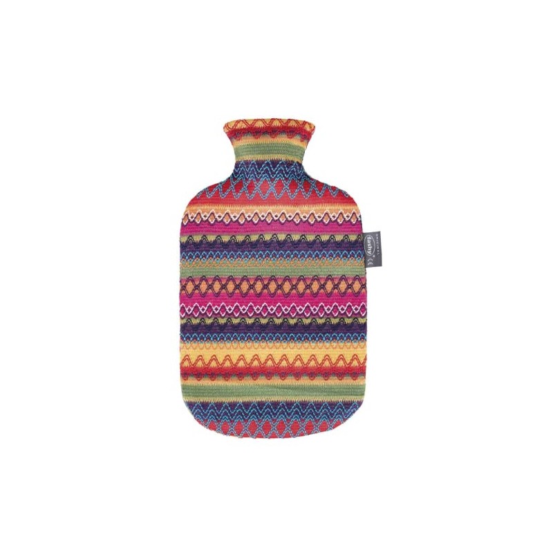 Fashy 2 L Peru-Design Cover Hot Water Bottle