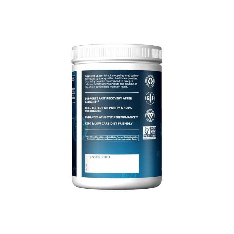 Creatine Monohydrate Powder (Micronized) - 325g - Powder
