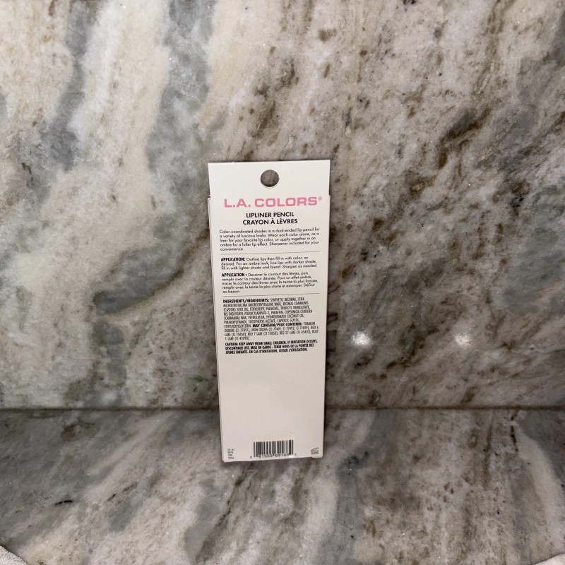 L.A. Colors Dual Lip Liner Pencil And Crayon Pure Magic
