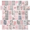KONGSY Pink Wall Collage Kit (50pcs, 4x6inch) - Pink &