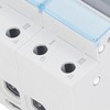 Dual Power Manual Transfer Switch 230VAC 2 Poles DIN Rail