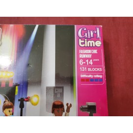 Block Tech Girl Time Fashion Chic Runway Building Block Set 131 Pieces Ages 6+