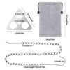 Heveer Camping Tripod Grill Board Portable Tripod Ring with Adjustable