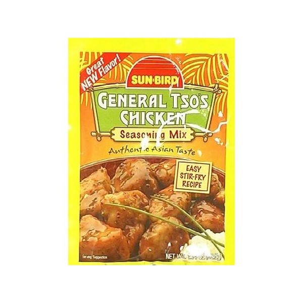 Sun-Bird General Tso‚Äö√Ñ√¥s Chicken Seasoning Mix, 1.14 oz, (Pack of 24)