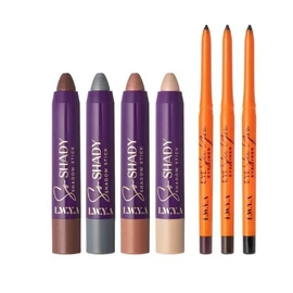 Eyeshadow Kim Gravel L.W.Y.A  SO SHADY Shadow Stick & Liner 7 PC Wardrobe Dazzle Me Eyes