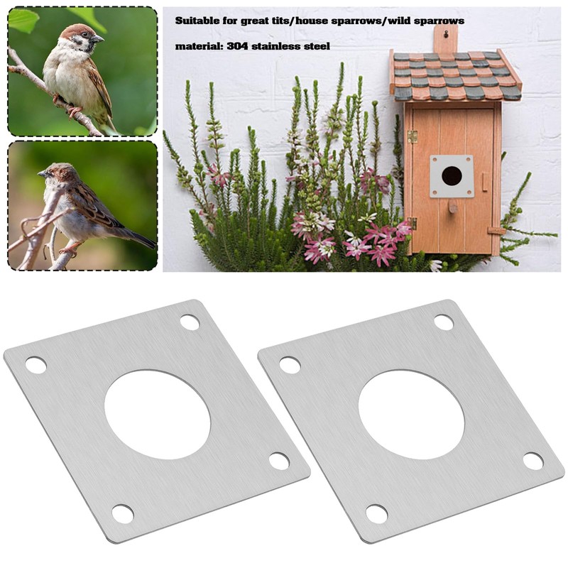 Create idea 8 Sets 32mm Nest Box Protection Plate 304