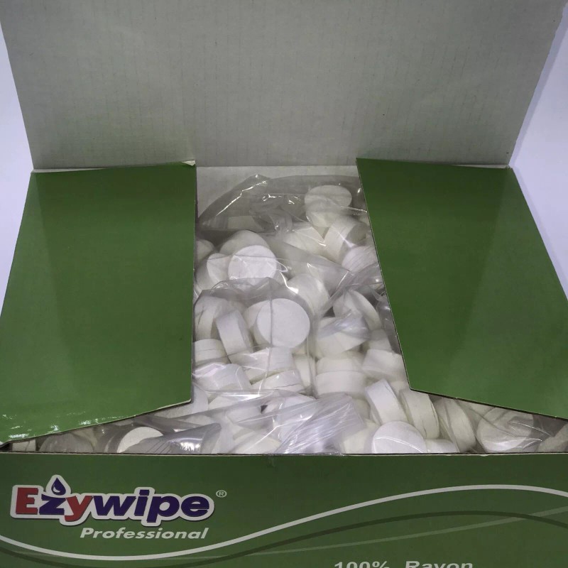 EZYWIPE HEAVY DUTY ALL-PURPOSE WIPES 100% RAYON ANTI-BACTERIAL Expanding Towels