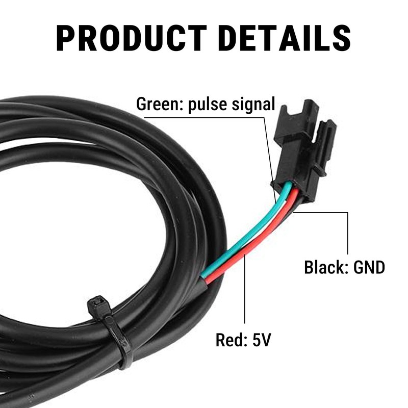 Candeon Ebike PAS Sensor, Electric Pedal Sensor Speed Sensor, 12