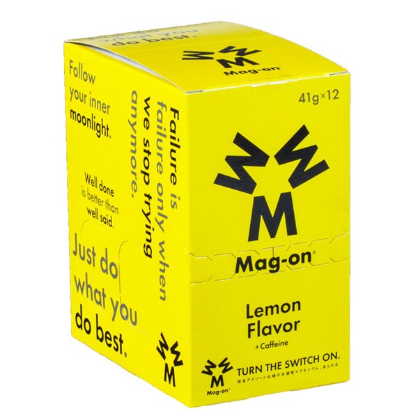 Mag-on TW210179 Energy Gel, Lemon Flavor, Pack of 12