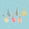 COTTON TWIST Kids Springtime Stitches Egg Decoration Kit - Hanging