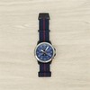 Max French Marine Nationale Elastic Nylon Navy Divers Parachute Watch
