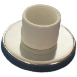 Magnetic Adapter for use with KAZeKUP Cup Holder. Post Mount Style Magnetic Adapter attaches to The Base of KAZeKUP Cup Holder for use on Horizontal Surfaces