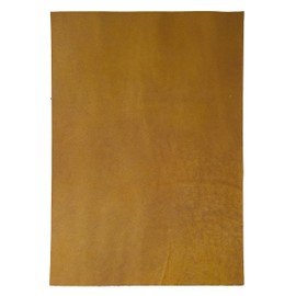 HAPPER STUDIO Cowhide Pull-Up Crazy Horse Leather Real Leather Sheets for Crafts (3, Light Brown 2.3mm, A4 (210 x 297mm))