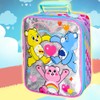 Carebears Lunch Tote Clear Design With Iridescent Underlay Lunch Bag