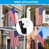 HOOPLE Flag Pole Holder for Outside House, Adjustable Flag Pole