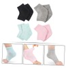 FOMIYES Heel Socks Moisturizing Gel 4 Pairs Dry Feet Socks