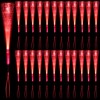 48 PCS Red Glow Fiber Wands Sticks LED Light Wands