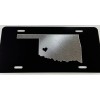 Diamond Etched Products Oklahoma OK State Car Tag Diamond Etched