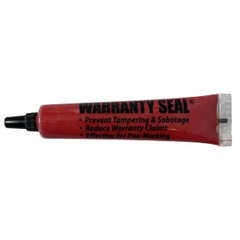 Red Tamper Proof Cross Check Repair & Maintenance Warranty Seal 1.8 Oz Squeeze Tube Paint Marker - 1 Tube