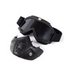 evomosa Motorcycle Mask Goggles Detachable Windproof Eyewear Protect for Men