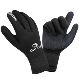 Owntop Surf Gloves 3mm Thermal Diving Gloves - Neoprene Gloves for Men Women Wet Marine Gloves for Men Women Unisex Kayak Surfing Diving, XXL